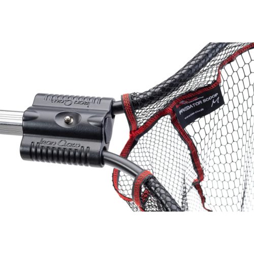IRON CLAW Predator Scoop XL / ragadozóhalas merítőháló / gumirozott 80 X 80cm háló / 140cm aluminium nyél