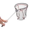 IRON CLAW Predator Scoop XL / ragadozóhalas merítőháló / gumirozott 80 X 80cm háló / 140cm aluminium nyél