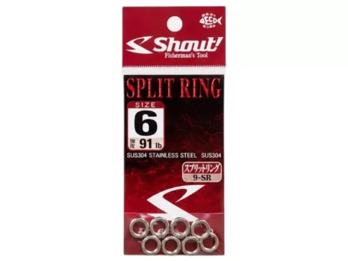 SASAME - Split Ring - Hasított karika - Méret: 6-os - CarpHunter