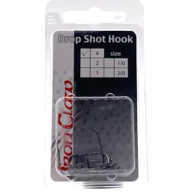 IRON CLAW Drop Shot Hook horogméret 4 / 10db - CarpHunter