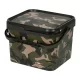 Fox Camo Bucket - szögletes vödör 12 literes prémium Fox International horgásztermék.