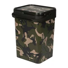 Fox Camo Bucket - szögletes vödör 24 literes prémium Fox International horgásztermék.