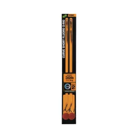 Fox Curve Short Fluoro D rig 2 30lb illusion - CarpHunter