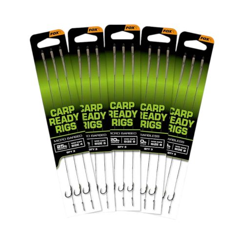 Fox Carp Ready Rigs Wide Gape méret 4 25lb