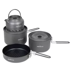 Fox Deluxe Cookset - 4 darabos nagy főzőedény készlet prémium Fox International horgásztermék.