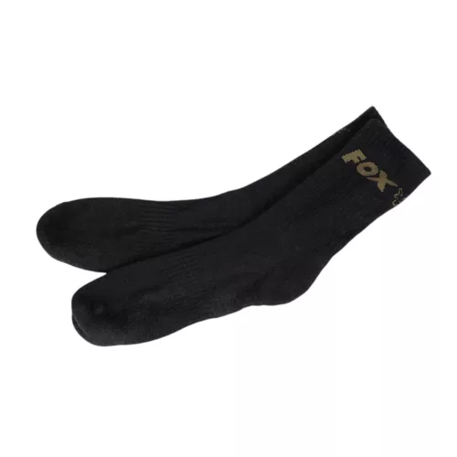 Fox Bl Socks 3-Pack Sz6-9 EU 40-43 - zokni fekete - CarpHunter