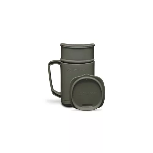 Ridgemonkey Thermu Mug DLX Brew Set Green - duplafalú bögre tárolókkal - CarpHunter