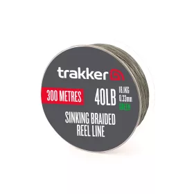   Trakker SINKING BRAID REEL LINE (40lb, 18,1kg, 0,33mm, 300m) - Fonott, süllyedő főzsinór
