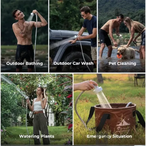 Flextail MAX Shower – Hordozható, újratölthető kültéri zuhany - CarpHunter