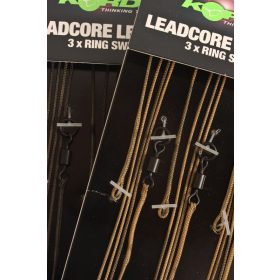   Korda Leadcore leader Ring swivel - ólombetétes zsinór forgóval