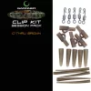 Gardner Covert Clip Kit Session Pack Brown - CarpHunter