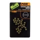 Fox Edges Tapered Bore Beads  - trans khaki -6mm  gumigyöngy kúpos furattal 30db prémium Fox International horgásztermék.