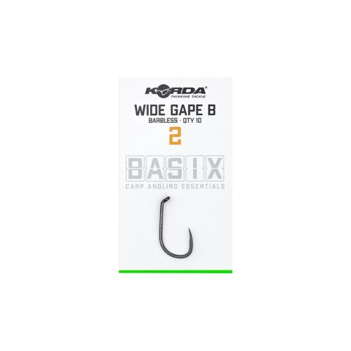 Korda Basix Horog Wide gape 2B - szakáll nélküli horog