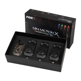   Fox Mini Micron x 3 Rod Ltd Edition Camo - 3db-s Camo jelző szett