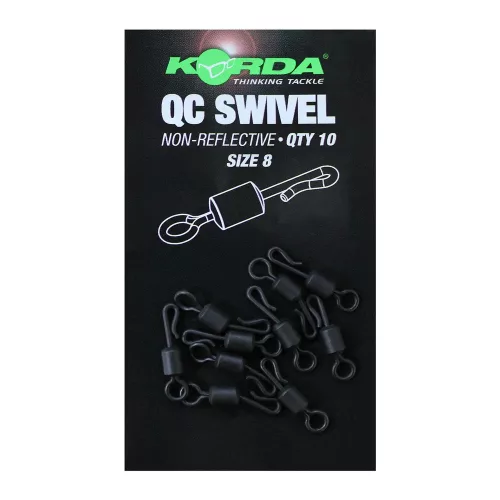 Korda Kwik Change Swivel 11 gyorskapocs forgó prémium Korda horgásztermék.