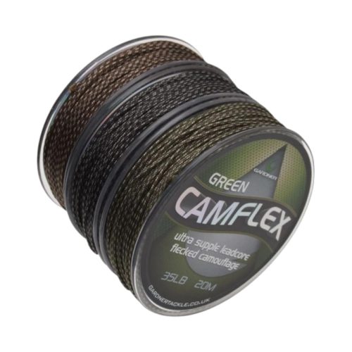 Gardner Camflex Leadcore Brown 35lb (15,9kg) 20m - ólombetétes zsinór