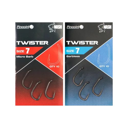 Nash Pinpoint Twister horog 4 méret