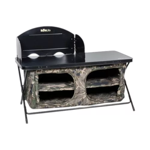 Nash Bank Life Cook Station Camo - Főzőasztal + szekrény - CarpHunter