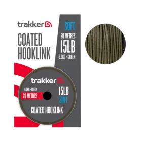  Trakker SOFT COATED HOOKLINK (25lb 11,3kg 20m) - Lágy, bevonatos, fonott előkezsinór