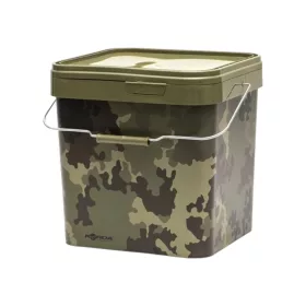 Korda Camo Bucket - Terepmintás kocka vödör 17l prémium Korda horgásztermék.