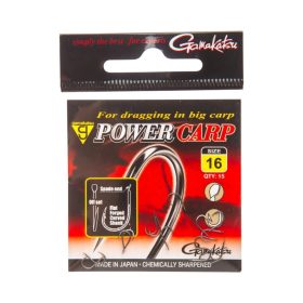 Gamakatsu POWERCARP HOOKS BLACK - horog 10 méret
