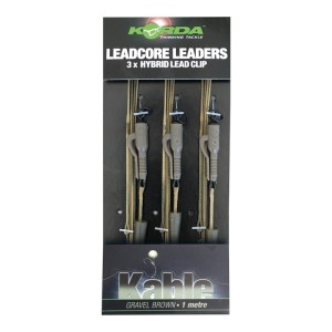 Korda Leadcore Hybrid Lead Clip Weed/Silt 3/pack