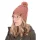Fox Cable Knit Bobble Hat Dusty Rose Pink - bojtos sapka prémium Fox International horgásztermék.