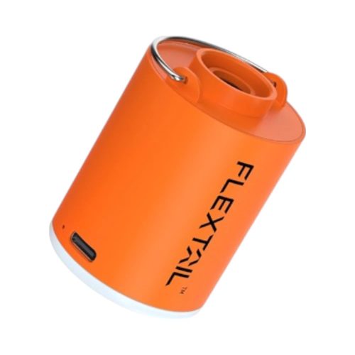 Flextail Tiny Pump X – Kompakt 3 az 1-ben tölhető kempingpumpa, narancssárga