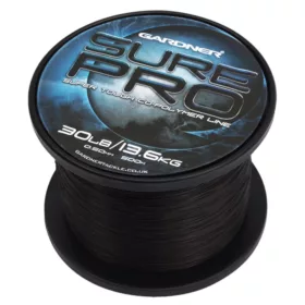 Gardner Sure Pro Black - fekete főzsinór - CarpHunter
