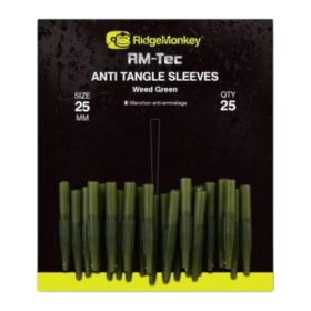   RidgeMonkey RM-Tec Anti Tangle Sleeves gubancgátló hüvely short green