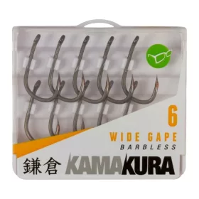 Korda horog Kamakura Wide Gape Barbless Size 4 - CarpHunter