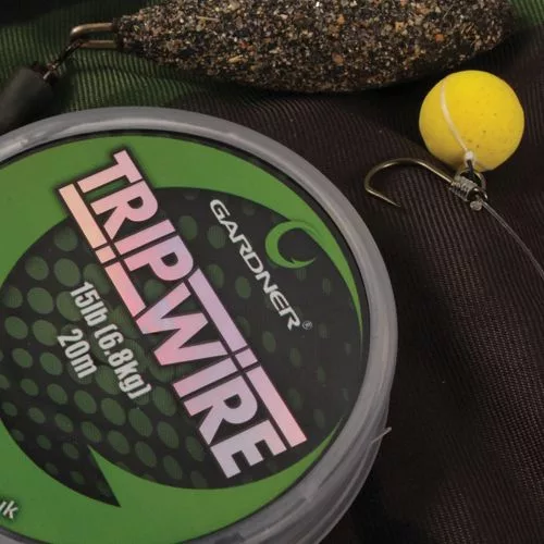 Gardner Trip Wire Chod Link 20lb 20m- merev előkezsinór