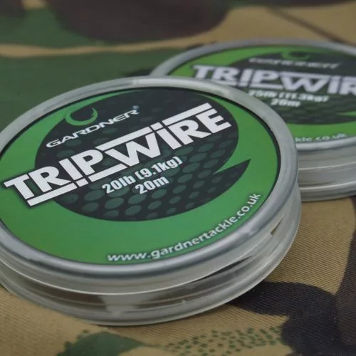 Gardner Trip Wire Chod Link 20lb 20m- merev előkezsinór