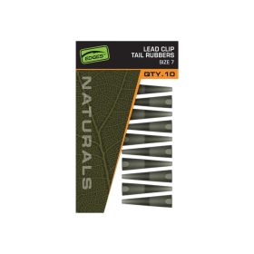 Fox Naturals Lead Clips Tail Rubbers Size 7