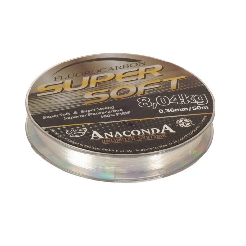 ANACONDA Super Soft Fluorocarbon 0,50mm 50m - Lágy fluorocarbon előtét zsinór