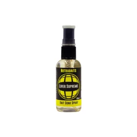 Nutrabaits Liver supreme High Attract Bait Spray prémium horgásztermék.