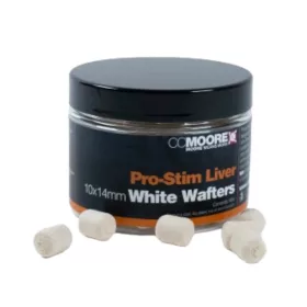 CC Moore Pro-Stim Liver White Dumbell Wafters 10x14mm (65) prémium CC Moore horgásztermék.