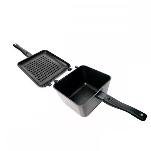 RidgeMonkey Connect Multi Purpose Pan&Griddle Set serpenyő - CarpHunter