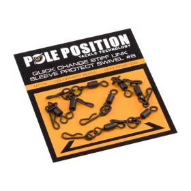 POLE POSITION Q-C STIFF LINK SLEEVE PROTECTION SWIVEL - CarpHunter