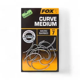 Fox Edges Curve Medium - szakállas horog - CarpHunter