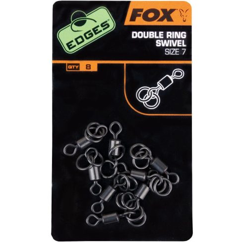 Fox Edges Double Ring Swivel Size 7 - dupla karikás forgó