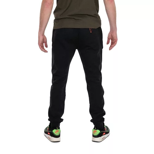 FOX COLLECTION LW JOGGER BLACK & ORANGE - Vékony melegítő nadrág