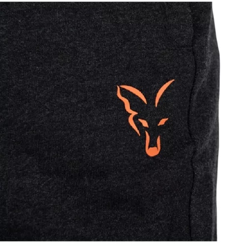 FOX COLLECTION LW JOGGER BLACK & ORANGE - Vékony melegítő nadrág