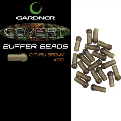 Gardner Covert Buffer Beads Brown - CarpHunter