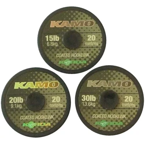 Korda Kamo coated Hooklink 20lb 20m prémium Korda horgásztermék.
