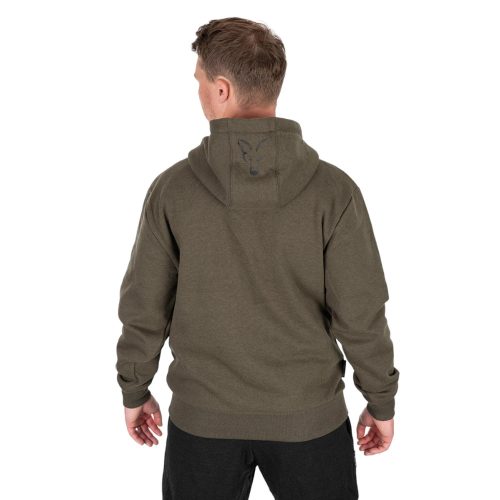 Fox Collection Hoody Green/Black Large - Pulóver L
