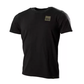 Nash Box Logo T shirt Black- Fekete rövid ujjú póló - CarpHunter