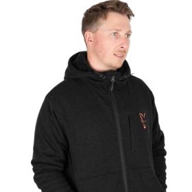   Fox Collection Sherpa Jacket Black/Orange S - Fox téli kabát     