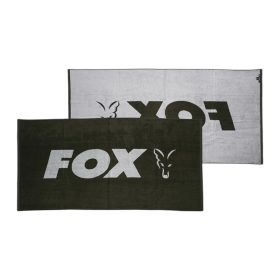 Fox Beach Towel Green / Silver - törölköző 
