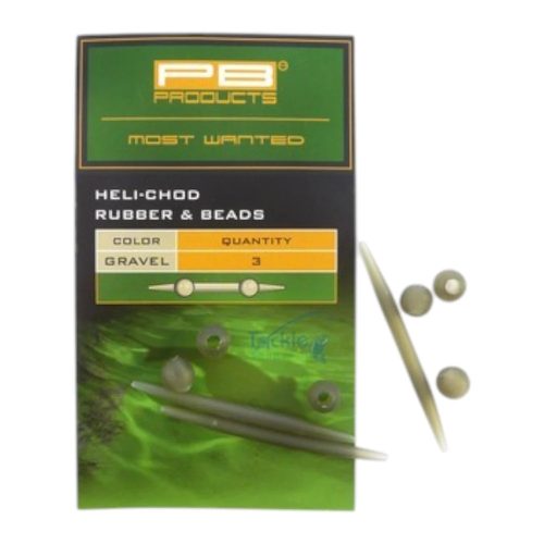 PB Products Heli-Chod Rubber & Beads Weed - növényzetszínű gumiütköző